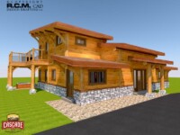 Cascade Handcrafted Log Homes - 1512 Willkomm Contemporary