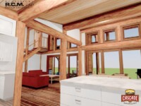 Cascade Handcrafted Log Homes - 1512 Willkomm Contemporary