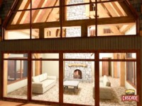 Cascade Handcrafted Log Homes - 2278 Harrison Timber Frame